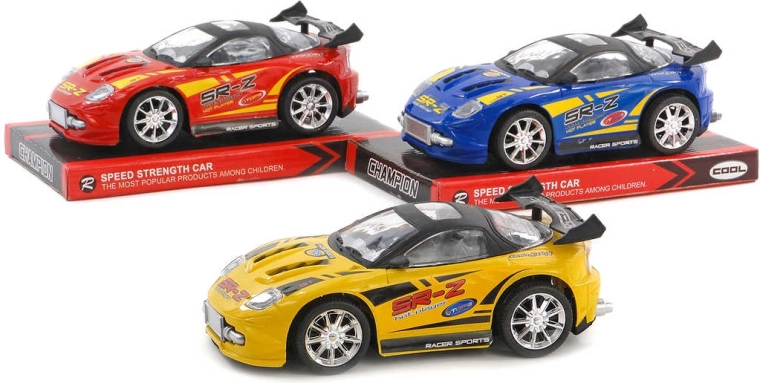 Sportovní závodní auto na setrvačník - 1 kus