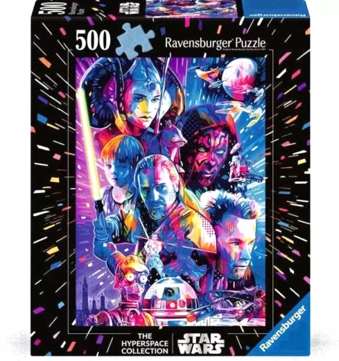 Ravensburger Puzzle Star Wars Hyperspace: Skrytá hrozba XXL 500 dílků