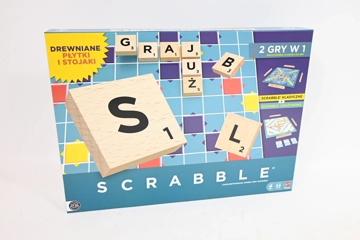 Scrabble dřevěné elementy