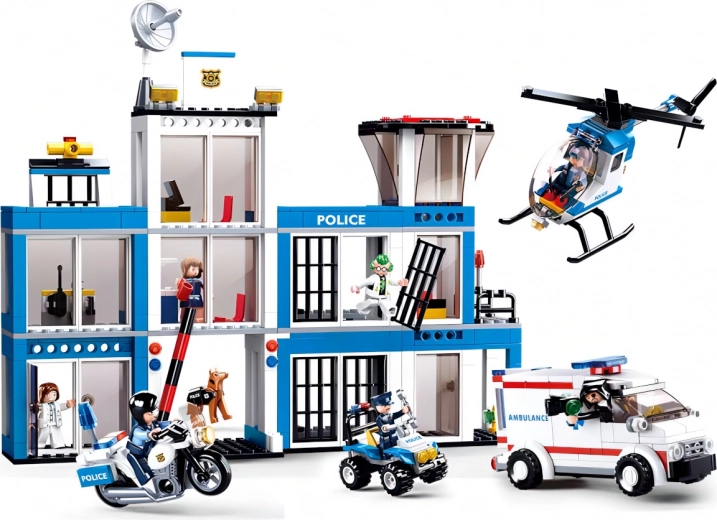 stavebnice sluban policie – útěk z vězení