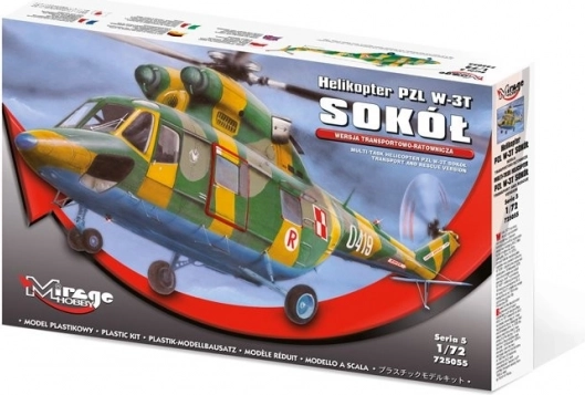 Plastikový model vrtulníku PZL W-3T Sokół