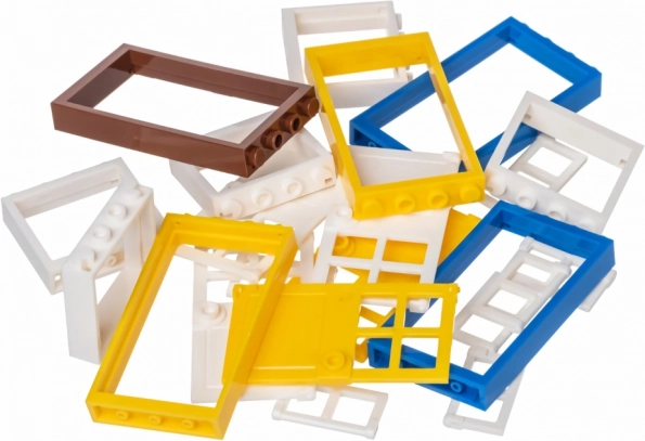 L-W Toys kreativní sada barevných oken a dveří