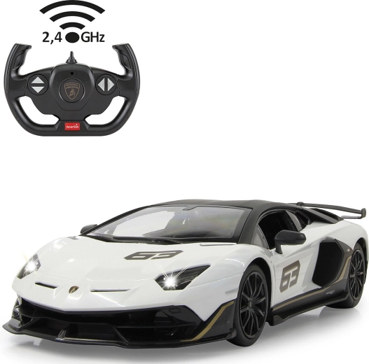 Jamara Lamborghini Aventador SVJ Performance RC auto 1:14 bílé 2,4 GHz - 1 kus