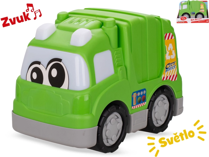 Auto popeláři se světlem a zvukem 24,5 cm