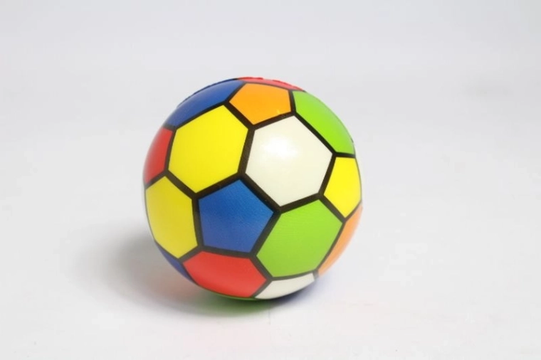 Měkký barevný míček 10 cm (6 ks)