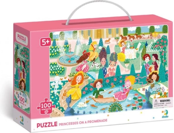 DODO puzzle princezny na promenádě, 100 dílků