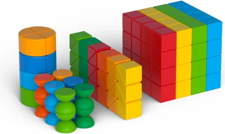 Geomag Magicube Shapes magnetická stavebnice 164 dílků