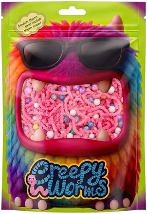 Stnux Creepy worms růžoví senzorické červíci