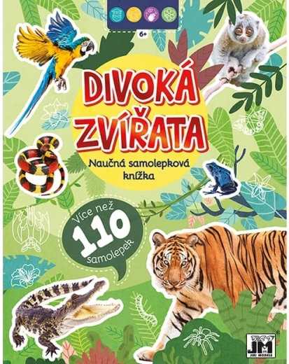Naučná samolepková knížka 6+ Divoká zvířata