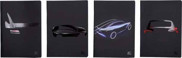 Linkovaný sešit A4 Auta 40 listů