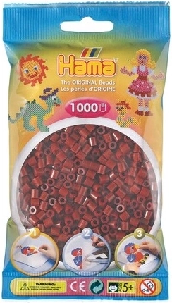 Hama midi zažehlovací korálky bordó 1000 ks
