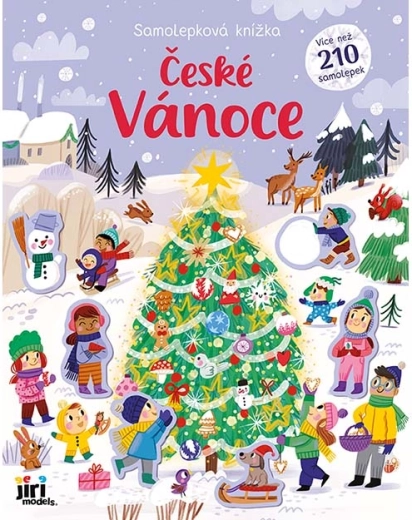 Samolepková knížka České Vánoce