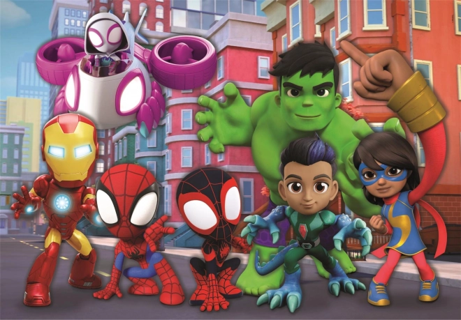 Clementoni puzzle Spidey a jeho úžasní přátelé maxi 24 dílků