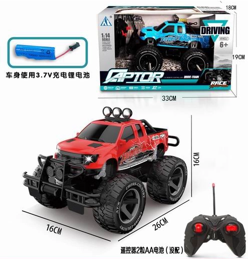 Dálkově ovládaný terénní vůz Jeep Raptor 1:14