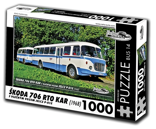 Puzzle Retro-auta Škoda 706 RTO KAR – 1000 dílků