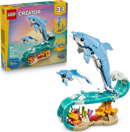 LEGO Creator 3v1 Mořští živočichové: krásní delfíni
