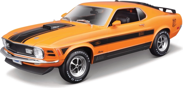 Maisto Ford Mustang Mach 1 1970 oranžový model auta 1:18