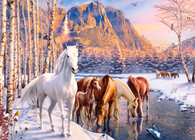 Puzzle zimní tání 180 dílků