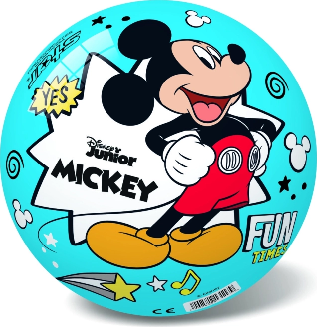 Míč Disney Mickey červený/modrý 14 cm