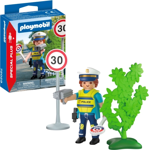 Playmobil Special Plus policista s radarem a doplňky