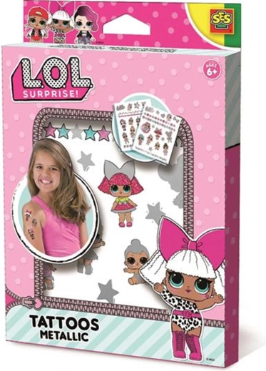 SES L.O.L. Surprise! metalické tetování