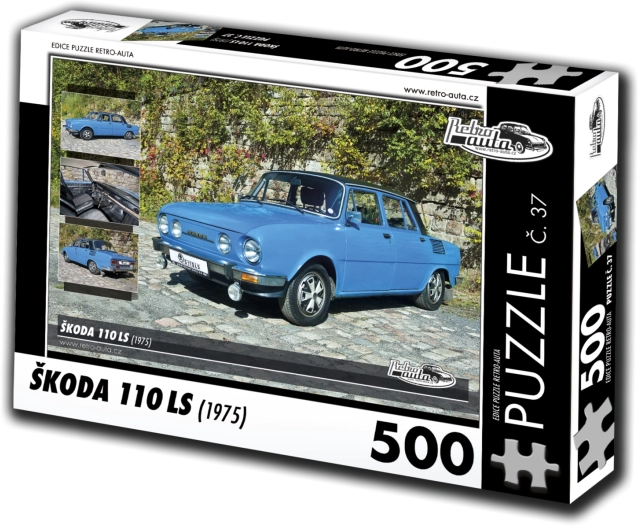 RETRO-AUTA Puzzle Škoda 110 LS 500 dílků