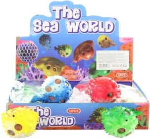 Antistresový mačkací míček čtverzubec