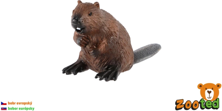 Bobr evropský plastová figurka 9 cm - 1 kus