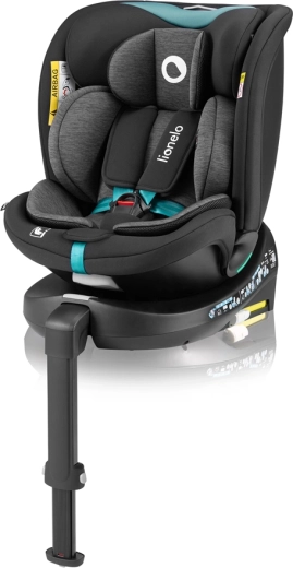 Lionelo Navy i-Size otočná autosedačka 40–150 cm Black Turquoise