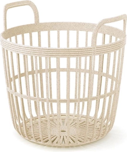 Koš s uchy Zoe Basket Eco Wood 36,4 cm – krémový