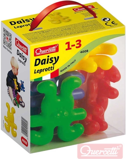 Quercetti Daisy Leprotti stavebnice se zajíčky - 8 ks