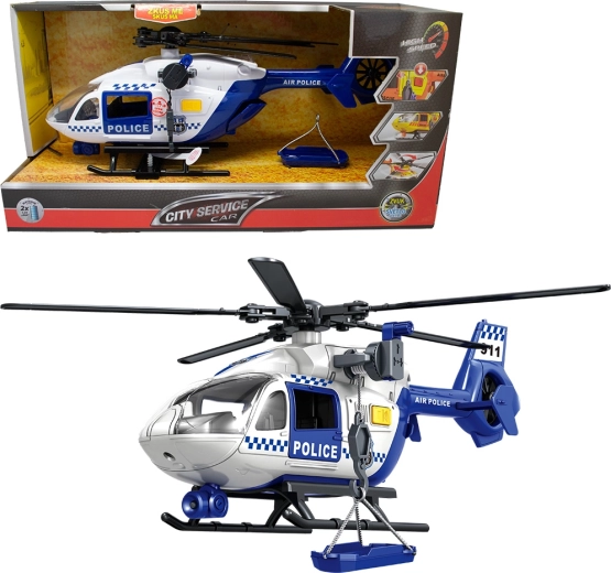 Policejní vrtulník 1:12 Sparkys