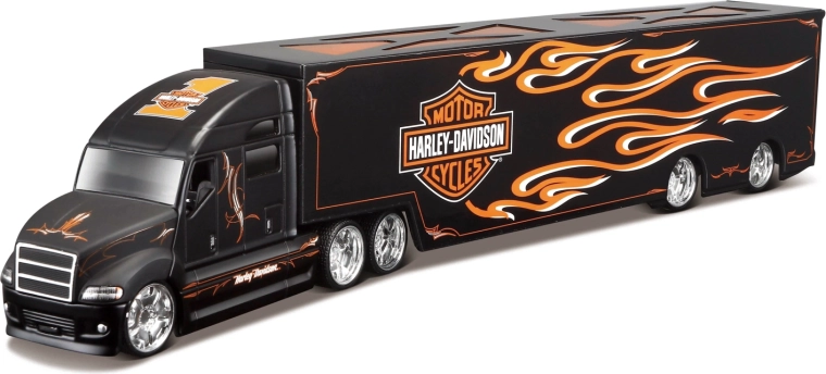 Maisto Harley-Davidson hauler s plameny 1:64