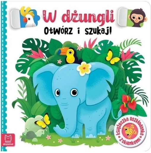 Knížka s otevíracími okénky otevři a hledej v džungli