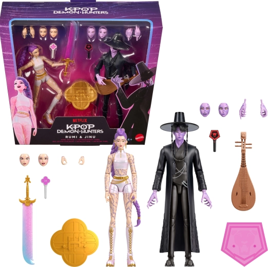 Mattel K-popové lovkyně démonů figurky Rumi a Jinu Finální bitva