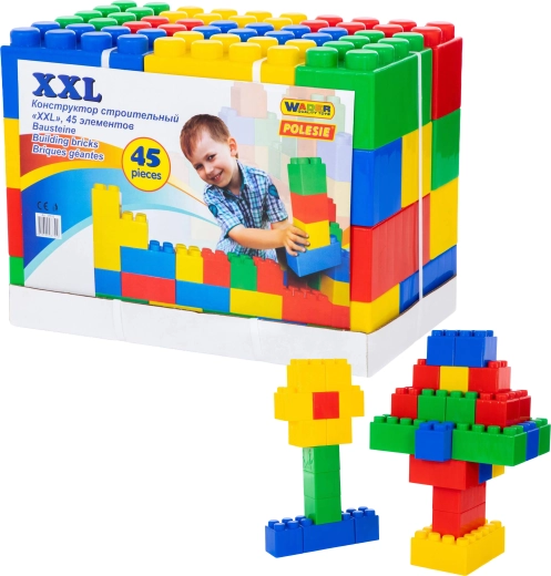 Stavební kostky XXL 45 ks