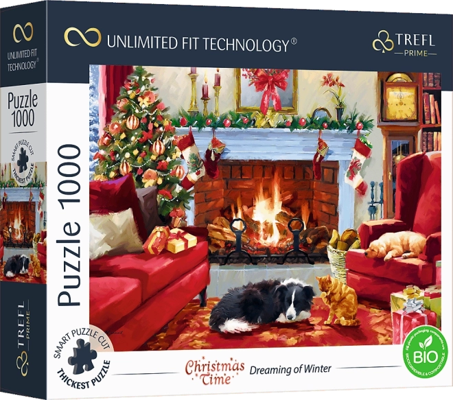 Puzzle TREFL UFT vánoční čas – snění o zimě, 1000 dílků
