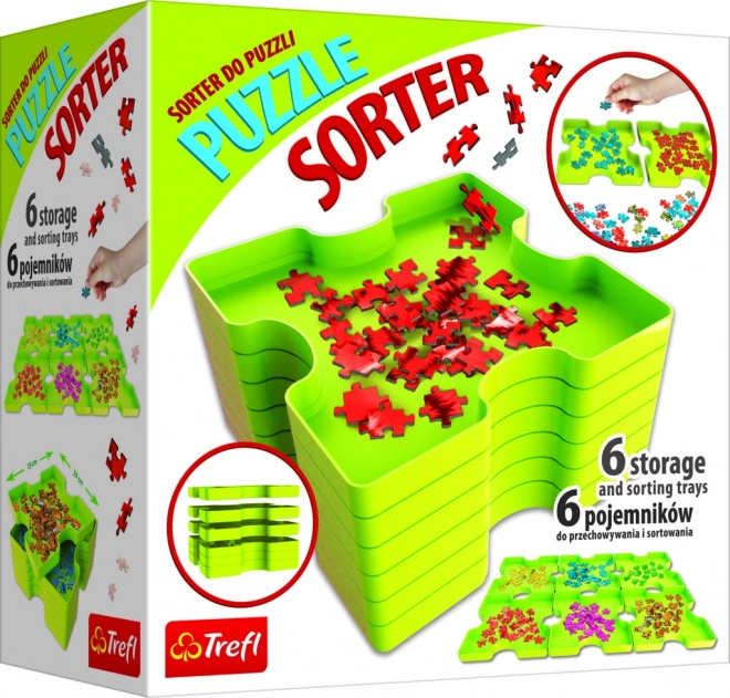 Sorter na puzzle s příslušenstvím 6 boxů Trefl