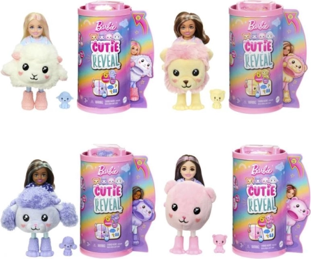 Barbie Cutie Reveal Chelsea – pastelová edice, překvapení 2 v 1