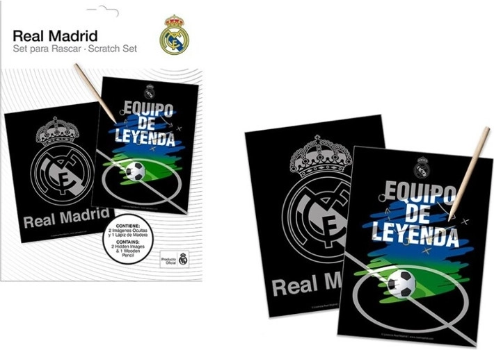 Stírací obrázky REAL MADRID – kreativní sada