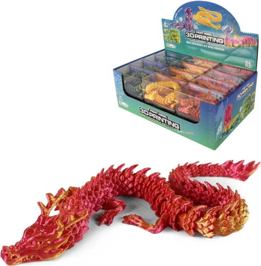 Magický čínský drak z 3D tisku - 1 kus