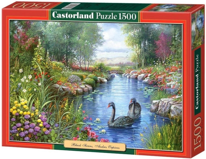 Puzzle Černé labutě, Andres Orpinas, 1500 dílků