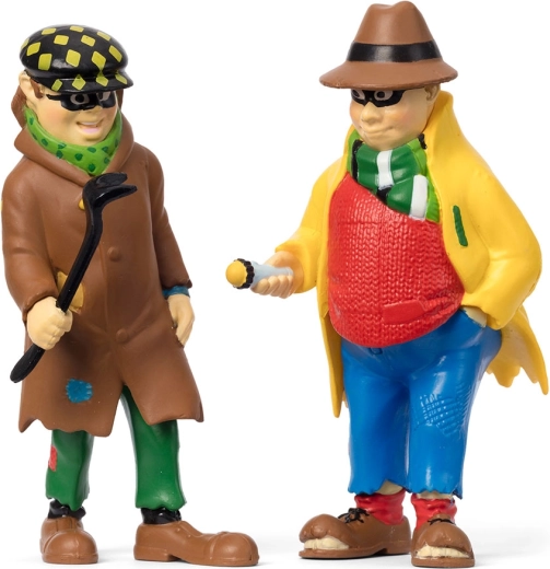 Figurky lupičů Dunder Karlsson a Blom – Pippi Dlouhá punčocha (2 ks)