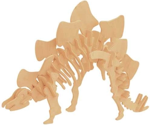 Woodcraft dřevěné 3D puzzle Stegosaurus