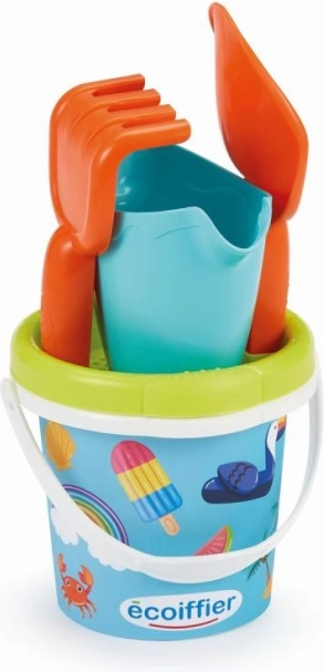 Kyblíček s letním motivem a konvičkou