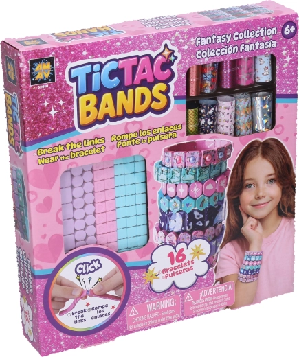 TICTAC BANDS sada na výrobu náramků Fantasy kolekce - 16 ks