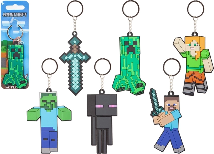 Minecraft klíčenka – postavička 8 cm