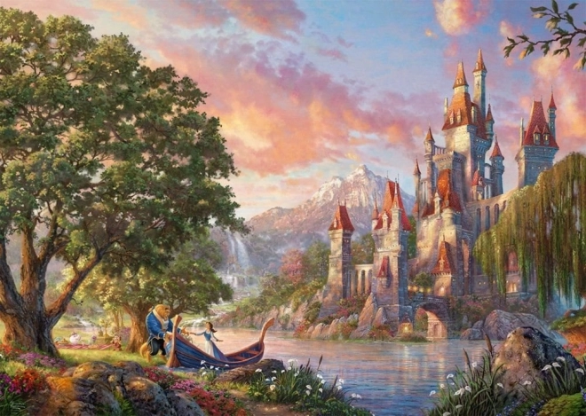 Puzzle Kráska a zvíře – kouzelný svět Belly 3000 dílků SCHMIDT