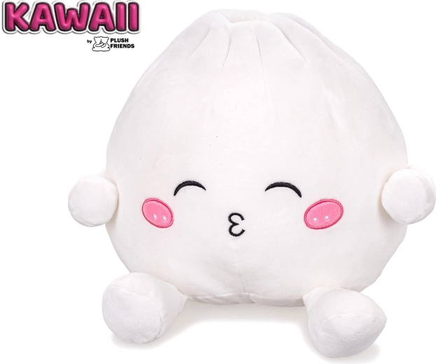 Plush Friends Kawaii plyšový knedlíček Bao se špulící pusou 25 cm - 1 kus