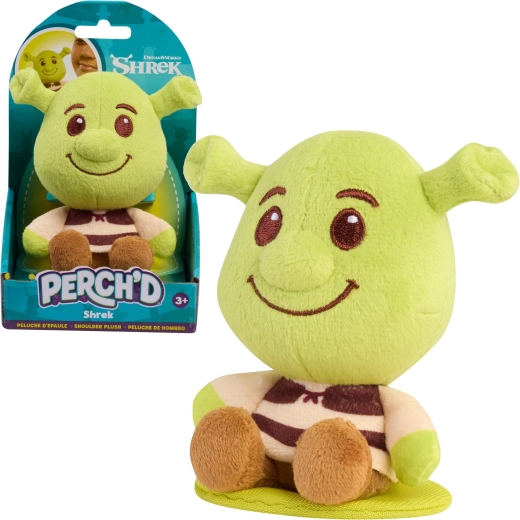 Plyšový Shrek na rameno Perch’d 10 cm